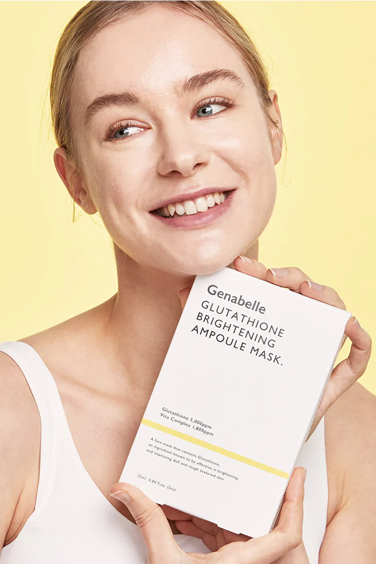 GENABELLE GLUTATHIONE BRIGHTENING AMPOULE MASK – Genabelle