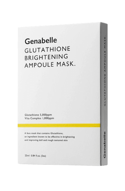 GENABELLE GLUTATHIONE BRIGHTENING AMPOULE MASK – Genabelle